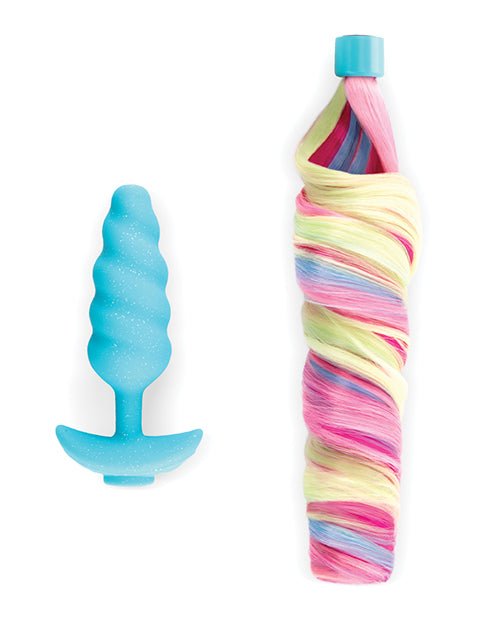 b - Vibe - Unicorn Tail Vibrating Butt Plug - Special Edition | Shop Lowest Prices at Funlove.com