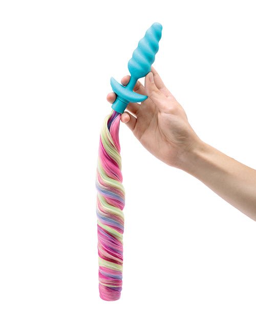 b - Vibe - Unicorn Tail Vibrating Butt Plug - Special Edition | Shop Lowest Prices at Funlove.com