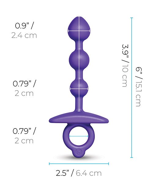 b - Vibe - Zip Silicone Anal Beads | Shop Lowest Prices at Funlove.com