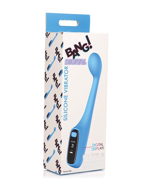 Bang! 10X Digital G - Spot Vibrator in Blue | Shop Lowest Prices at Funlove.com