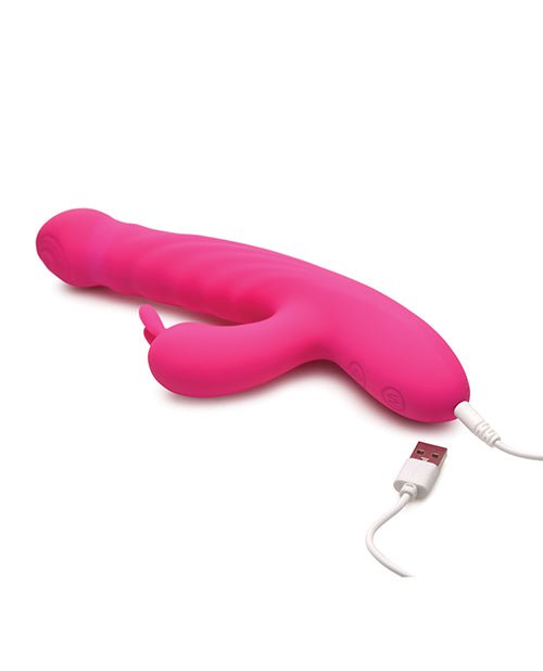 Bang! 10X Thrusting & Vibrating Rabbit - Pink | Shop Lowest Prices at Funlove.com
