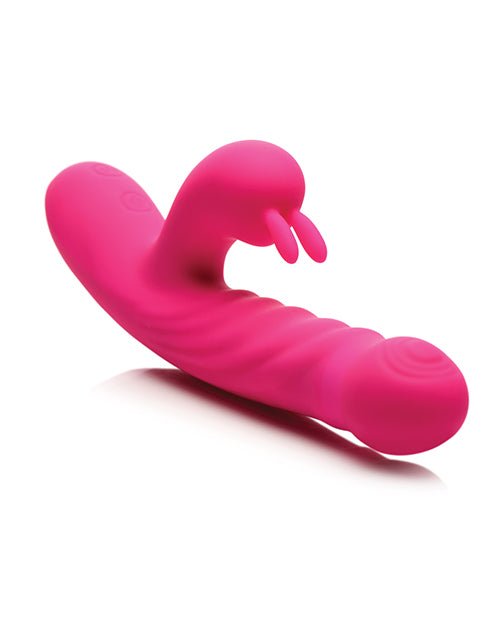 Bang! 10X Thrusting & Vibrating Rabbit - Pink | Shop Lowest Prices at Funlove.com