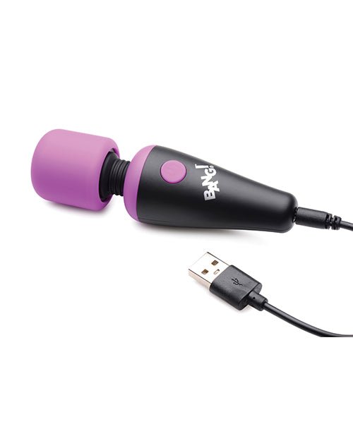 Bang! 10X Vibrating Mini Silicone Wand - Purple | Shop Lowest Prices at Funlove.com