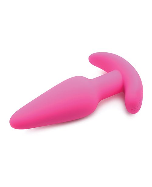 Bang! 21X Vibrating Silicone Butt Plug w/Remote - Pink | Shop Lowest Prices at Funlove.com