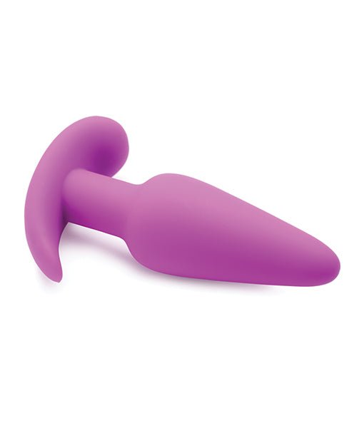 Bang! 21X Vibrating Silicone Butt Plug w/Remote - Purple | Shop Lowest Prices at Funlove.com