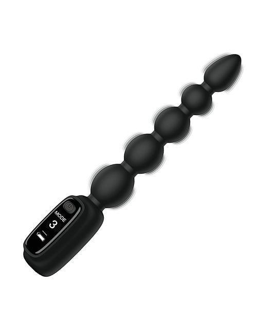 Bang! Digital Silicone Anal Beads - Black | Shop Lowest Prices at Funlove.com