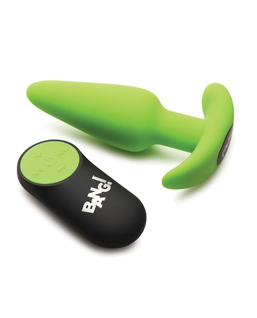 Bang! Glow in the Dark 21X Remote Controlled Butt Plug | Shop Lowest Prices at Funlove.com