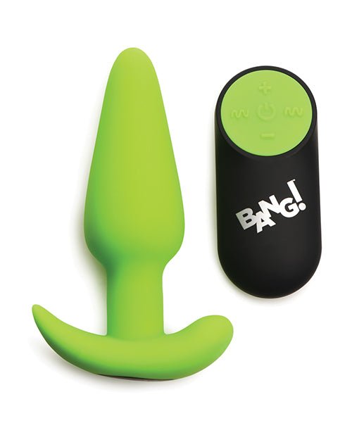 Bang! Glow in the Dark 21X Remote Controlled Butt Plug | Shop Lowest Prices at Funlove.com