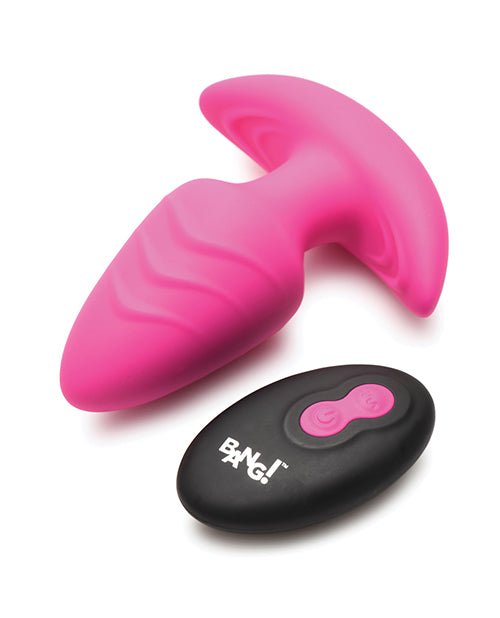 Bang! Rotating & Vibrating Tapered Butt Plug with Remote | Shop Lowest Prices at Funlove.com