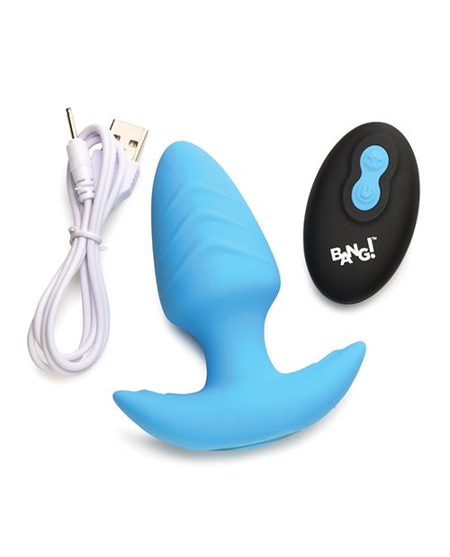 Bang! Rotating & Vibrating Tapered Butt Plug with Remote | Shop Lowest Prices at Funlove.com