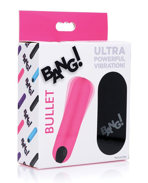 Bang Vibrating Bullet With Remote Control | Shop Lowest Prices at Funlove.com