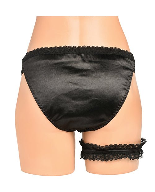 Bedroom Bliss Jolie Strap - On Panty Harness & Garter - Medium | Shop Lowest Prices at Funlove.com
