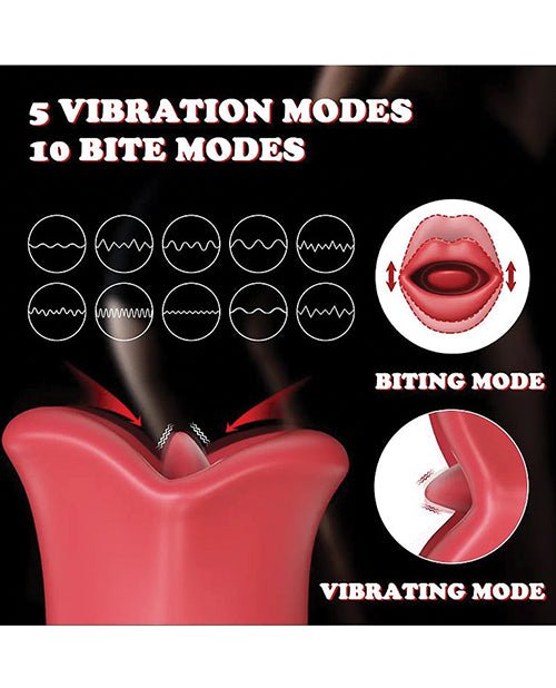 Big Bite Mouth Vibration & Biting - Red | Shop Lowest Prices at Funlove.com