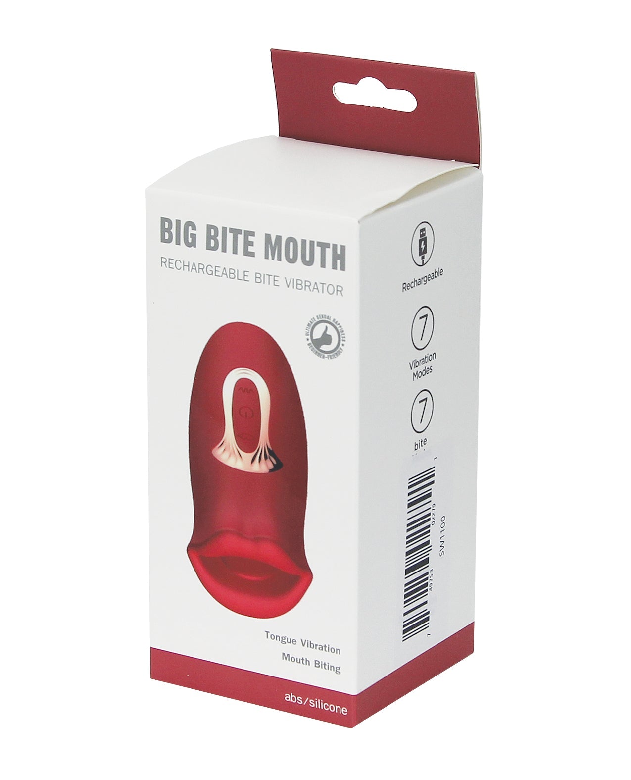 Big Bite Mouth Vibration & Biting - Red | Shop Lowest Prices at Funlove.com