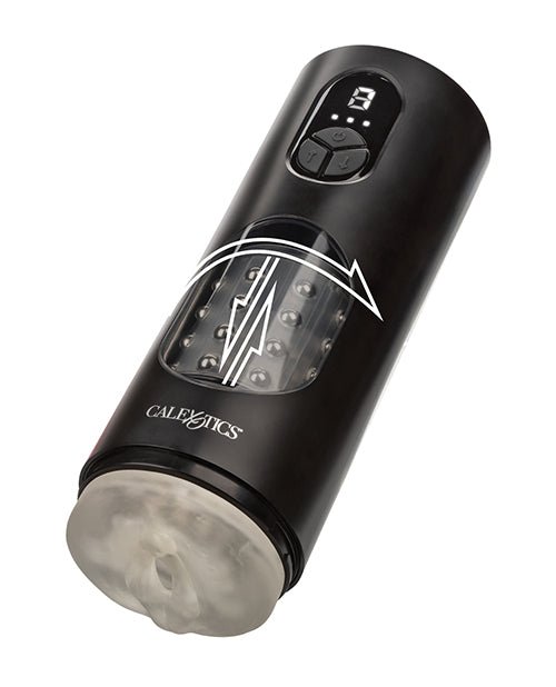 Bionic Beaded Power Stroker - Black | Shop Lowest Prices at Funlove.com