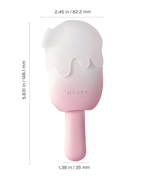 Bite Me Sucking, Tapping & Vibrating Cream Pop Stimulator | Shop Lowest Prices at Funlove.com