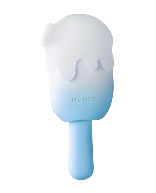 Bite Me Sucking, Tapping & Vibrating Cream Pop Stimulator - Blue/White | Shop Lowest Prices at Funlove.com