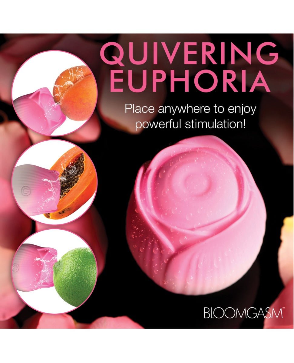 Bloomgasm Pulsing Petals Throbbing Rose Stimulator - Pink | Shop Lowest Prices at Funlove.com