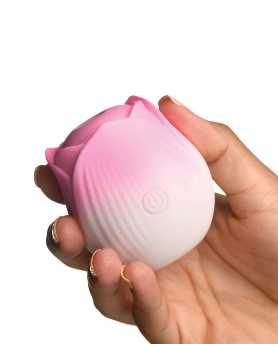 Bloomgasm Pulsing Petals Throbbing Rose Stimulator - Pink | Shop Lowest Prices at Funlove.com