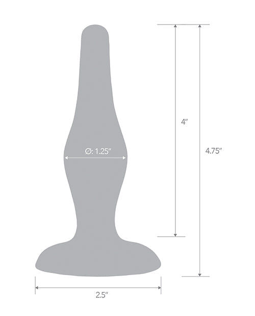 Blue Line C & B 4.75" Easy Insertion Plug - Jelly Blue | Shop Lowest Prices at Funlove.com