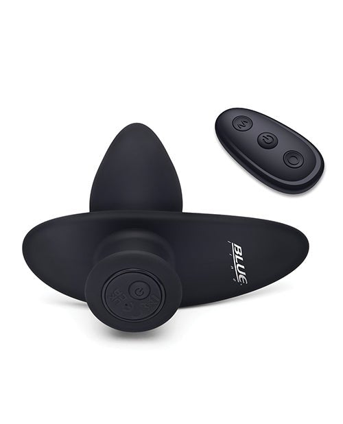 Blue Line Vibrating Anal Plug Pointer w/Remote - Black | Shop Lowest Prices at Funlove.com
