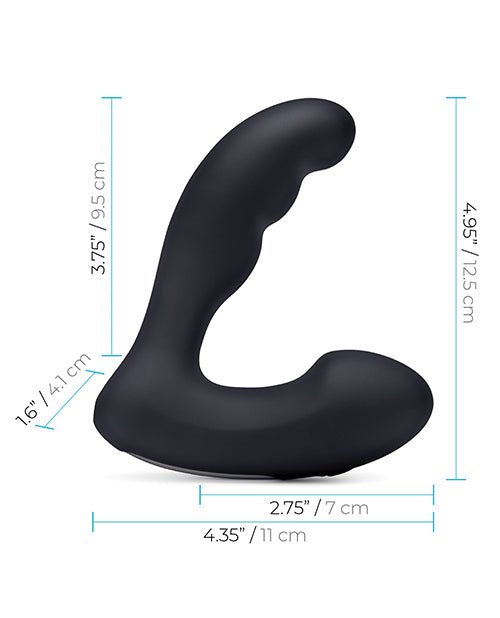 Blue Line Vibrating Prostate Prober w/Remote - Black | Shop Lowest Prices at Funlove.com