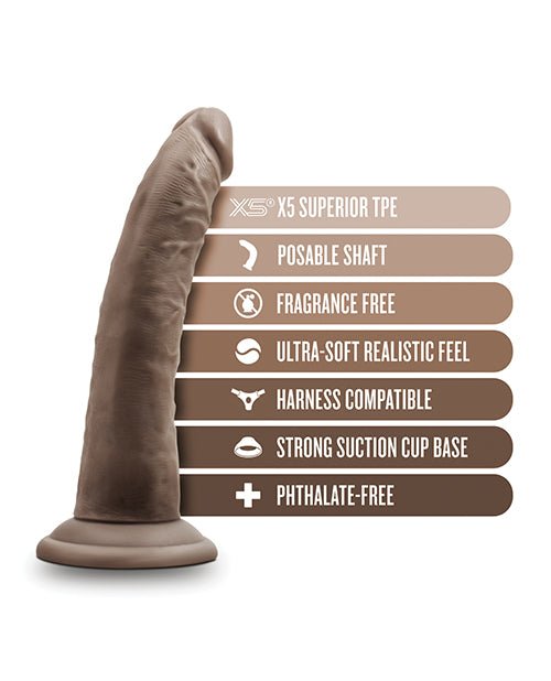Blush Dr. Skin Plus 7" Posable Dildo | Shop Lowest Prices at Funlove.com