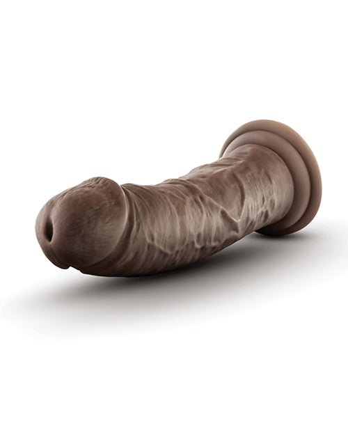 Blush Dr. Skin Plus 8" Posable Dildo - Chocolate | Shop Lowest Prices at Funlove.com
