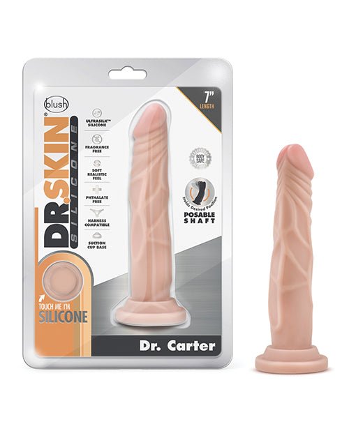 Blush Dr. Skin Silicone Dr. Carter 7.5" Dildo | Shop Lowest Prices at Funlove.com
