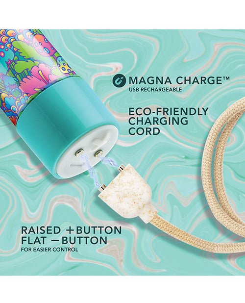 Blush Limited Addiction Utopia 7" Rechargeable Vibe - Aqua | Shop Lowest Prices at Funlove.com