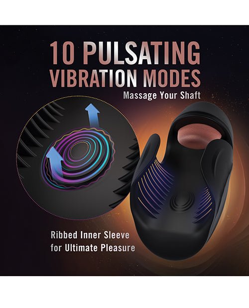 Blush M For Men - Lickety Split - Vibrating Penis Head Stimulator - Black | Shop Lowest Prices at Funlove.com