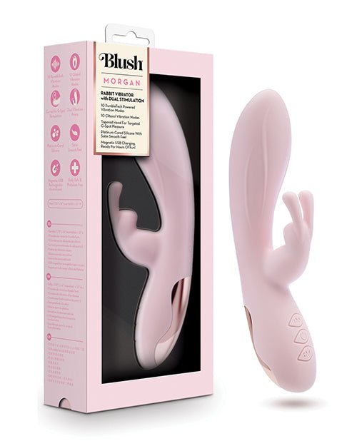 Blush Morgan Rabbit Vibrator | Shop Lowest Prices at Funlove.com