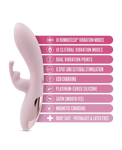 Blush Morgan Rabbit Vibrator | Shop Lowest Prices at Funlove.com
