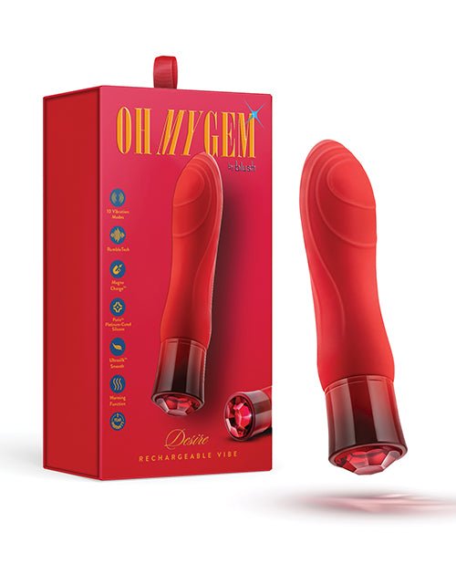 Blush Oh My Gem Desire Warming Vibe - Ruby | Shop Lowest Prices at Funlove.com