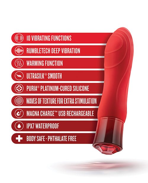 Blush Oh My Gem Desire Warming Vibe - Ruby | Shop Lowest Prices at Funlove.com