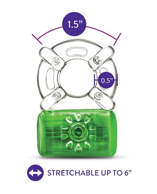 Blush Play With Me - Pleaser Rechargeable C - Ring - Neon Green | Shop Lowest Prices at Funlove.com