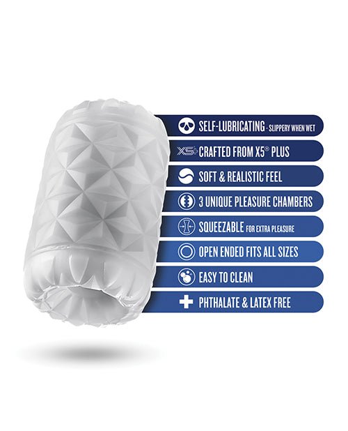 Blush Rize Self Lubricating Stroker - Reakt | Shop Lowest Prices at Funlove.com