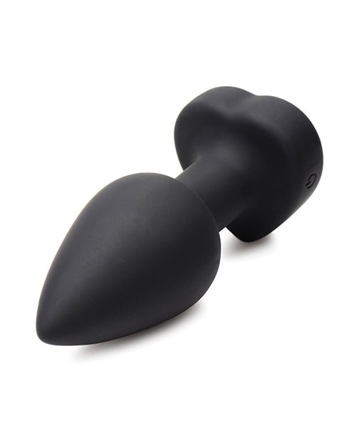 Booty Sparks 28X Silicone Vibrating Red Heart Anal Plug w/Remote - Small | Shop Lowest Prices at Funlove.com