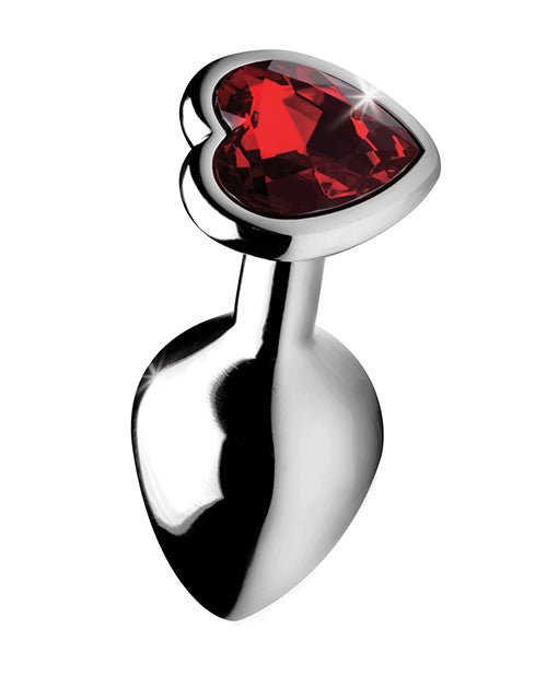 Booty Sparks Red Heart Gem - Medium Anal Plug | Shop Lowest Prices at Funlove.com