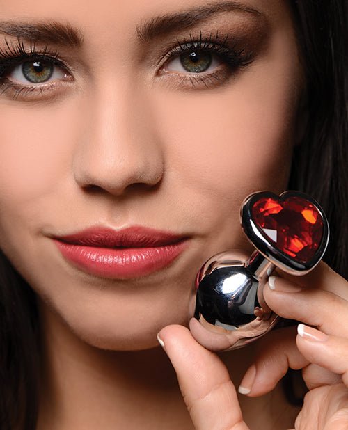 Booty Sparks Red Heart Gem - Small Anal Plug | Shop Lowest Prices at Funlove.com