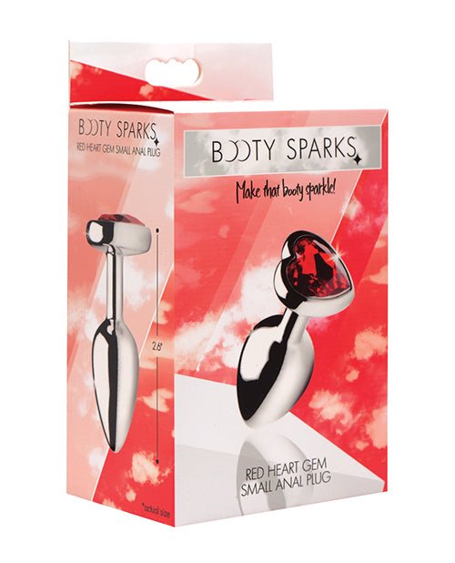 Booty Sparks Red Heart Gem - Small Anal Plug | Shop Lowest Prices at Funlove.com