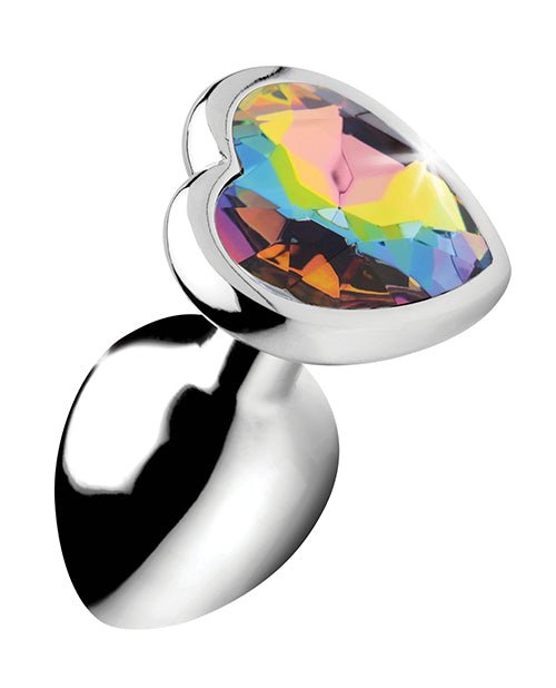 Bootysparks Rainbow Prism Heart Anal Plug | Shop Lowest Prices at Funlove.com