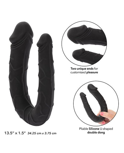 Boundless AC/DC Double Dong - Black | Shop Lowest Prices at Funlove.com