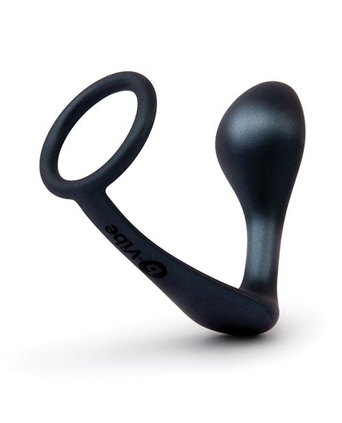 BVibe Butties Ringer Cock Ring & Prostate Plug in Black | Shop Lowest Prices at Funlove.com