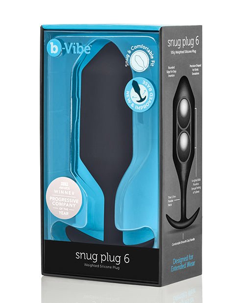 BVibe Weighted Snug Plug 7 - 600 G Black | Shop Lowest Prices at Funlove.com