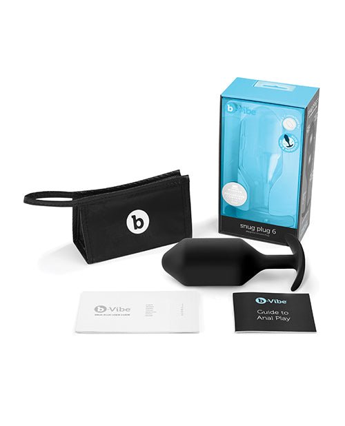 BVibe Weighted Snug Plug 7 - 600 G Black | Shop Lowest Prices at Funlove.com