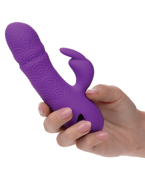 California Dreaming Manhattan Beach Marvel Dual Stimulation Vibe - Purple | Shop Lowest Prices at Funlove.com