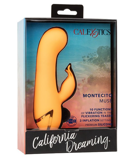 California Dreaming Montecito Muse Dual Stimulation Vibe - Orange | Shop Lowest Prices at Funlove.com
