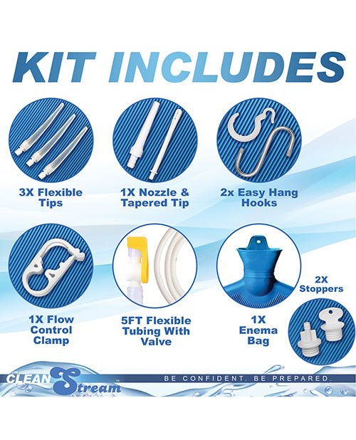 Clean Stream Detox Deluxe Shower Enema Kit | Shop Lowest Prices at Funlove.com
