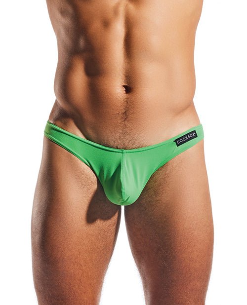 Cocksox Enhancing Pouch Brief - Palm Leaf Green SM | Shop Lowest Prices at Funlove.com
